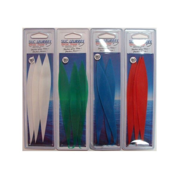 Blister 3 Silic leurres 180 mm