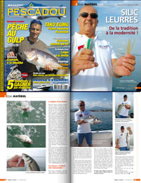 Reportage Silic Leures dans magazine le Pescadou